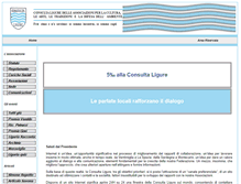 Tablet Screenshot of consultaligure.org